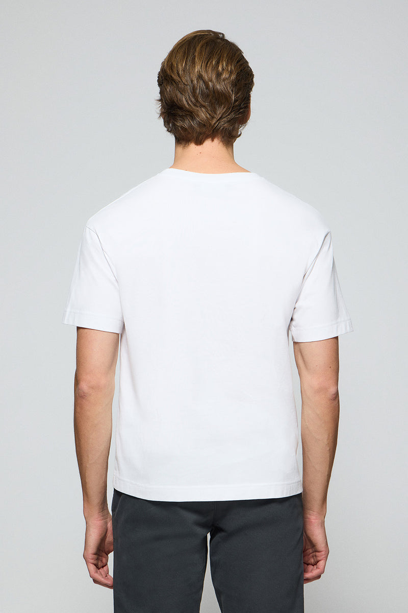 Playera Blanca Polera Blanca Cuello Redondo Camiseta Blanca Cuello