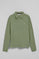 Polo Priyanka verde jade com cinco botões com bordado Rigby Go