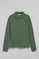 Polo Priyanka verde lama com cinco botões com bordado Rigby Go
