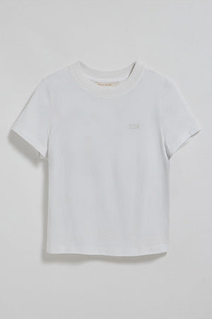 T-shirt Tori branca com print engomado Polo Club