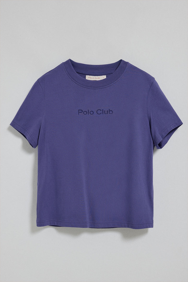 Camiseta Tori color azul océano con logo Minimal Combo Polo Club