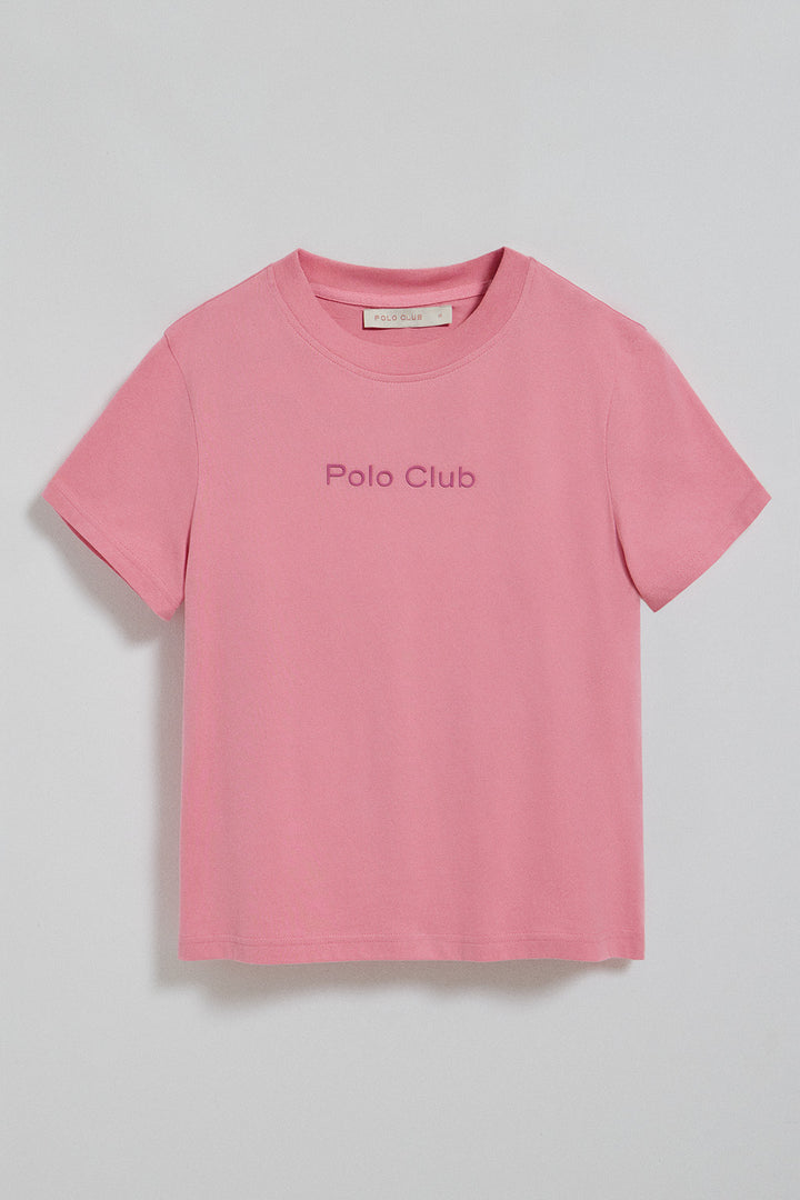 Camiseta Tori color rosa con logo Minimal Combo Polo Club