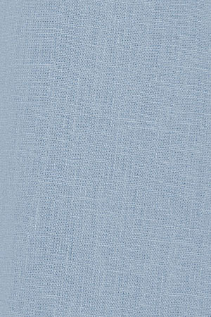 Camisa azul celeste de lino y algodón regular fit con bordado Rigby Go
