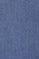 Royal-blue garment-dye linen shirt with embroidered monogram