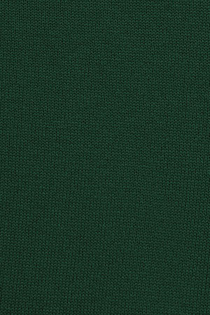 Jersey verde botella de punto con cuello redondo y bordado Rigby Go