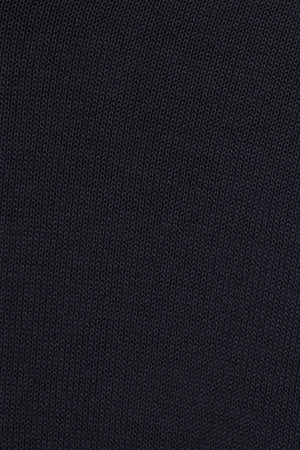 Jersey azul marino de punto con cuello de pico y logo bordado Rigby Go