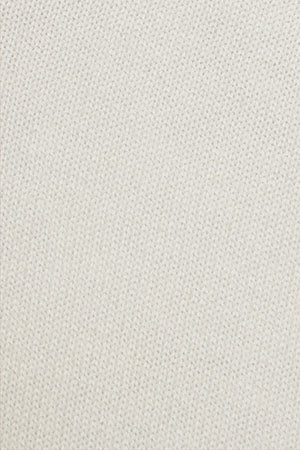 Jersey beige de punto con cuello de pico y logo bordado Rigby Go