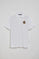 Polo Nautic branco com detalhe de patch náutico no peito