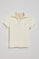Polo Pedraza sin botones color crudo con logo engomado Polo Club