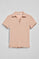 Polo Pedraza sin botones color maquillaje con logo engomado Polo Club
