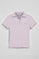 Polo Pedraza sin botones color lavanda con logo engomado Polo Club