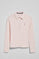 Polo Priyanka rosa de cinco botones con bordado Rigby Go