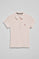 Polo Pereira rosa de cinco botones con bordado Rigby Go