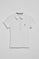 Polo Pereira blanco de cinco botones con bordado Rigby Go