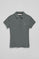 Polo Pereira gris piedra de cinco botones con bordado Rigby Go