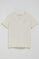 Camiseta Turia color crudo de acabado peach effect con print engomado Polo Club