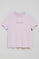 Camiseta Tori color lavanda con logo Minimal Combo Polo Club