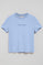 Camiseta Tori color azul agua con logo Minimal Combo Polo Club