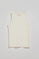 Nude ribbed tank top Tamika with Polo Club pearly button
