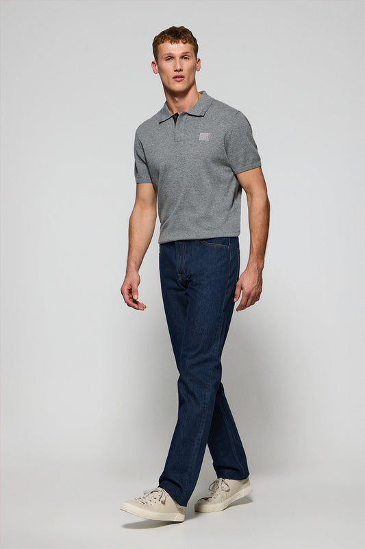 Jeansy regular fit Boston w kolorze indygowym