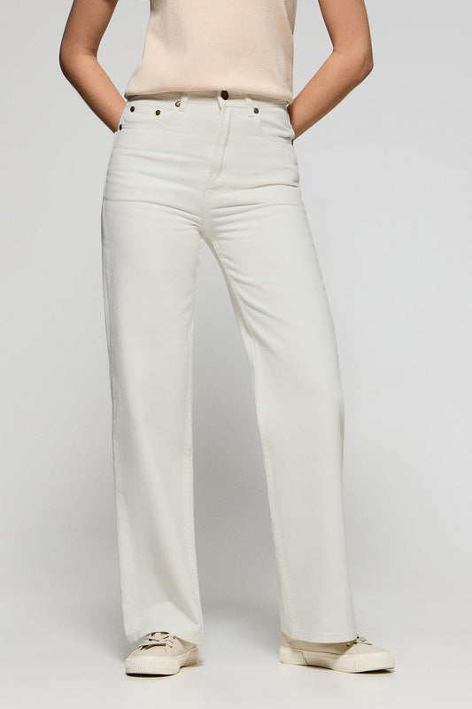 Vaqueros wide leg Jana blancos