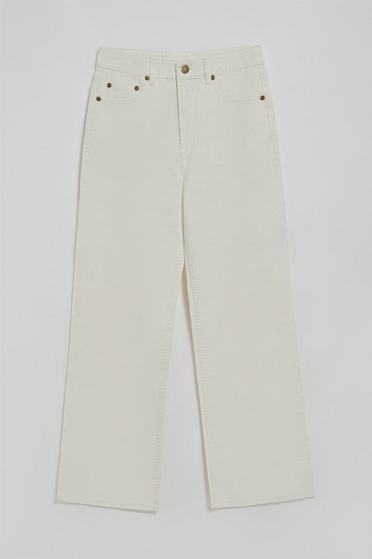 Vaqueros wide leg Jana blancos