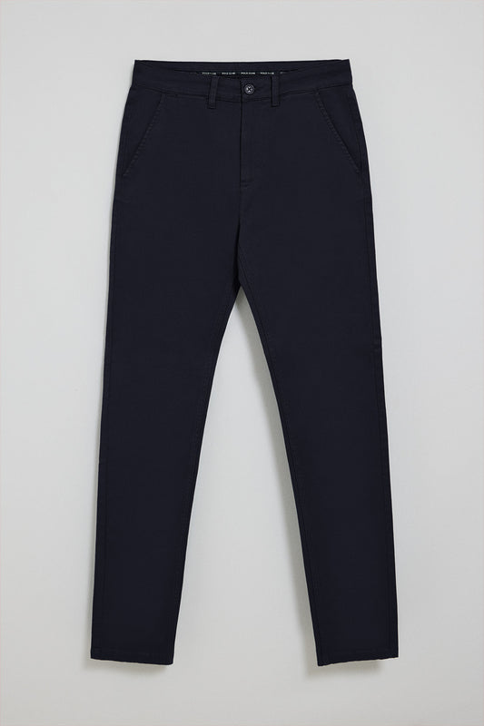 Hombre - Pantalón - Pantalón chino Slim Moore azul marino