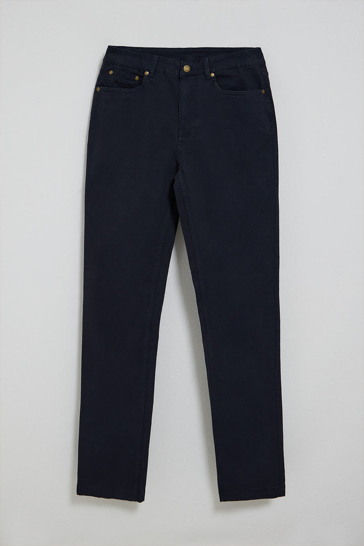 Pantalón Slim Voss en azul marino con cinco bolsillos