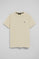 T-shirt cor crua com decote redondo e bordado Rigby Go