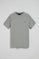 Camiseta gris vigoré con cuello redondo y bordado Rigby Go