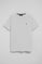 Camiseta blanca con cuello redondo y bordado Rigby Go