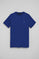 Camiseta azul royal con cuello redondo y bordado Rigby Go