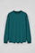 Camiseta verde azulado holgada con detalle Polo Club