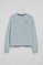 Sudadera azul claro de cuello redondo y bordado Rigby Go