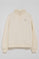Sudadera color crudo de media cremallera y bordado Rigby Go