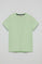 Camiseta básica color menta con logo engomado Polo Club