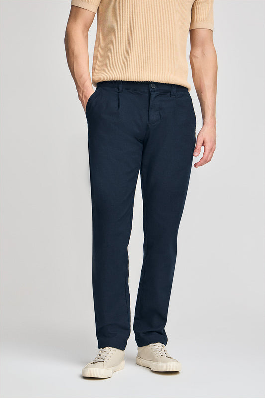 Pantalón Formentera azul marino con detalles Polo Club
