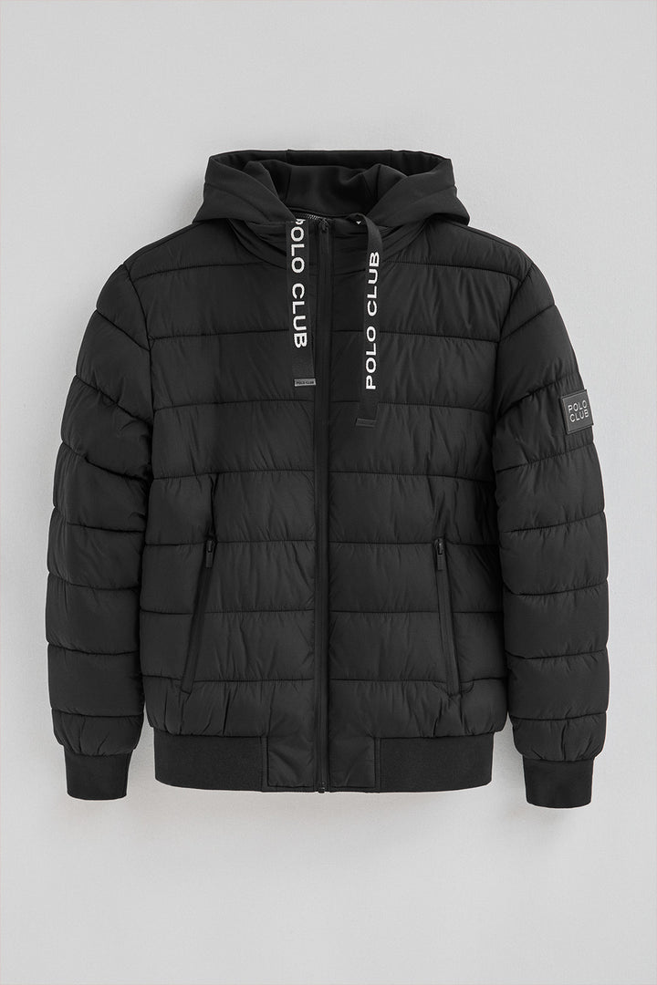 Black jacket Comet with Polo Club logo