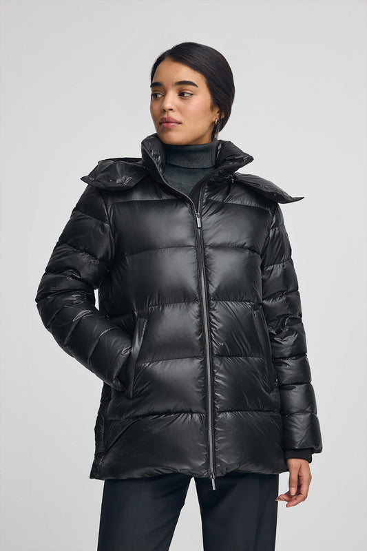 Chaqueta Ofelia negra con logo Polo Club