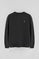 Sweatshirt preta de corte descontraído com logo Rigby Go