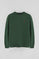 Sweatshirt verde garrafa de corte descontraído com logo Rigby Go