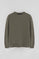 Sweatshirt verde militar de corte descontraído com logo Rigby Go