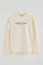 Sweatshirt cor crua de corte descontraído Established 2012 Polo Club