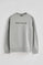 Sweatshirt cinza vigoré de corte descontraído Established 2012 Polo Club