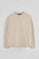 Sweatshirt bege de corte descontraído com logo Polo Club