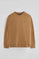 Sweatshirt camel de corte descontraído com logo Polo Club