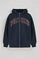 Bluza o swobodnym kroju w kolorze granatowym z logo Polo Club