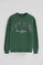 Sweatshirt verde garrafa de corte folgado Established 2012 Polo Club