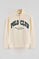 Nude half-zip sweatshirt with Established 2012 Polo Club logo