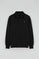 Sweatshirt polo preta de corte regular com logo Rigby Go